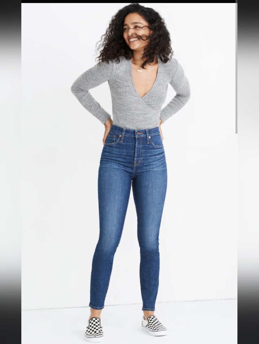 Madewell Curvy High-Rise Skinny 30 Tall